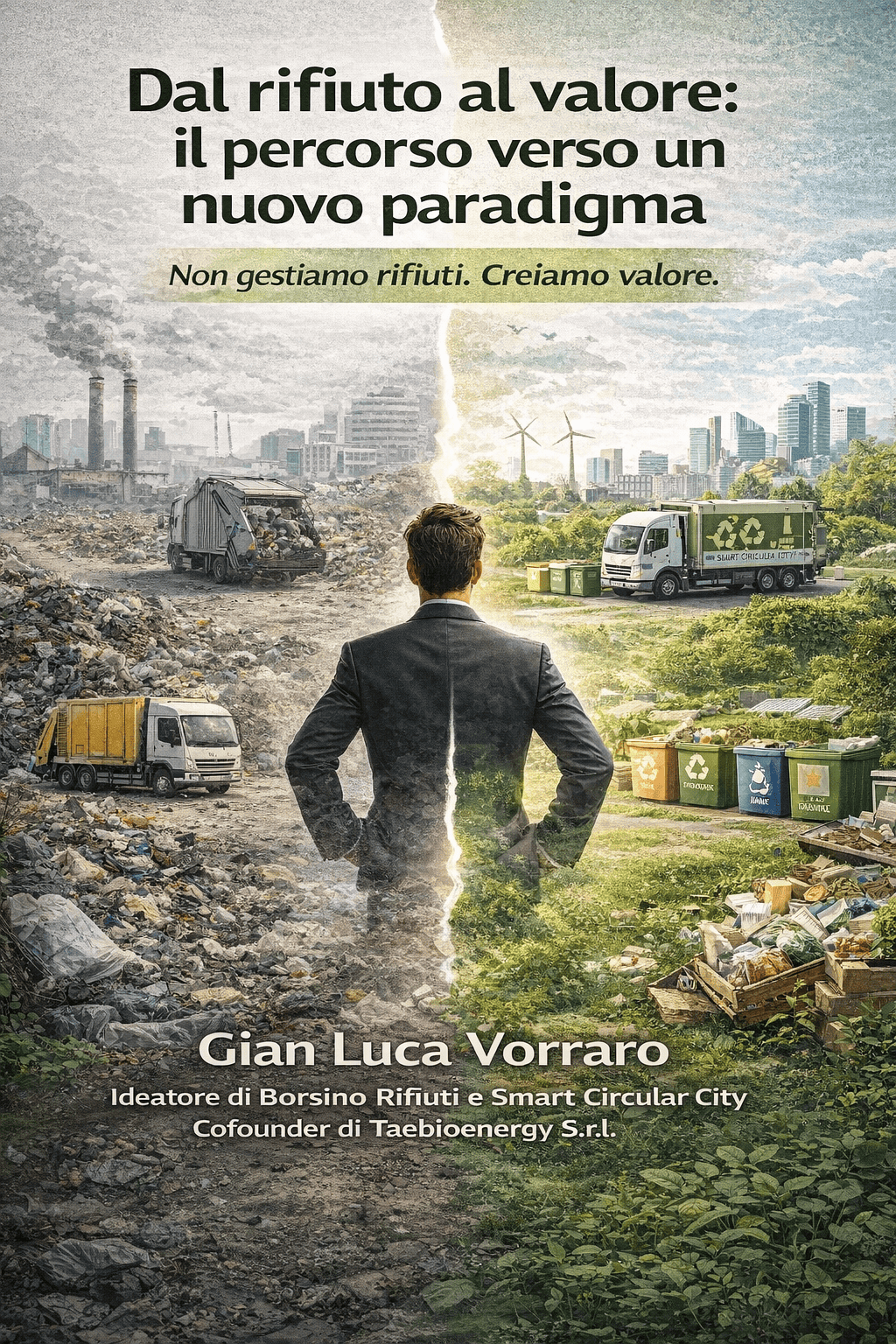 Trasformazione dei rifiuti in risorse, sostenibilità e innovazione urbana.