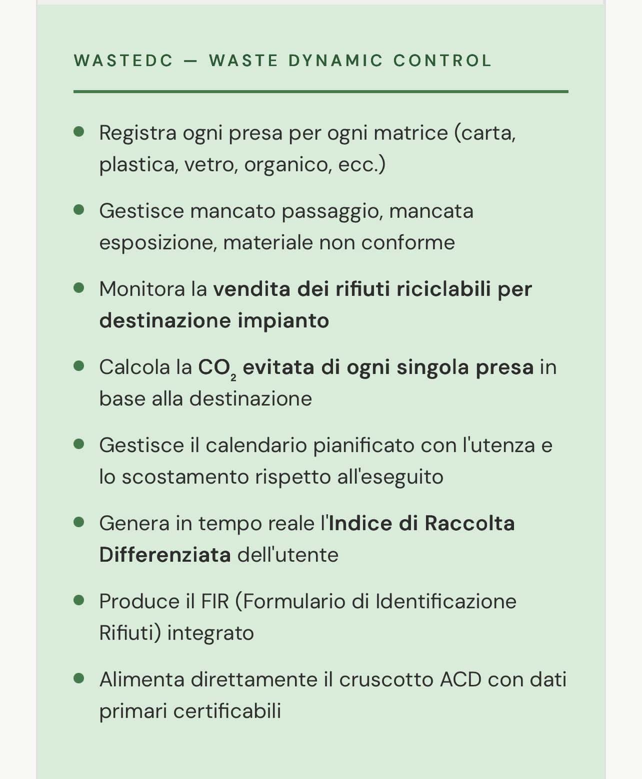Soluzione innovativa per il controllo dinamico dei rifiuti in città intelligenti.